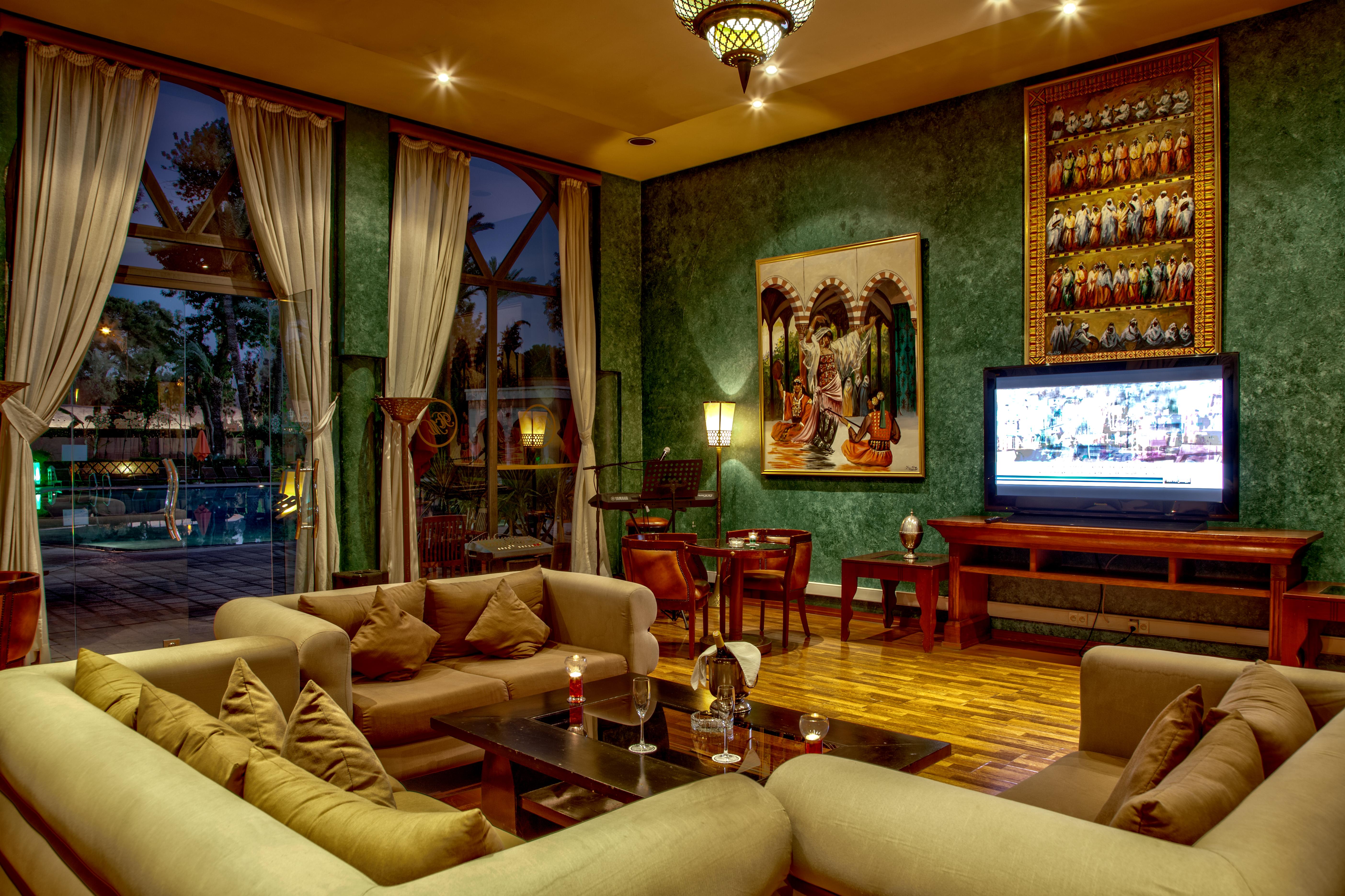Отель Royal Mirage Deluxe Марракеш Экстерьер фото The living room of a villa at the resort